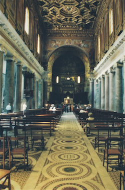 interior of cathedral